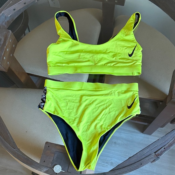 Nike Women's Neon Green Bikini Set - Picture 1 of 6